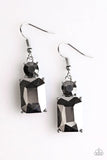 Paparazzi "Hustle and Shine" Silver Earrings Paparazzi Jewelry