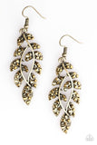 Paparazzi "Time Willow Tell" Brass Earrings Paparazzi Jewelry