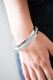 Paparazzi "Savage Shimmer" Silver Bracelet Paparazzi Jewelry