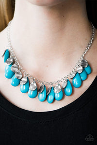 Paparazzi "Tropical Storm" Blue Necklace & Earring Set Paparazzi Jewelry