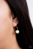 Paparazzi "Modernly Metro" Brass Necklace & Earring Set Paparazzi Jewelry