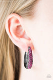 Paparazzi "Glitter Jam" Pink Earrings Paparazzi Jewelry