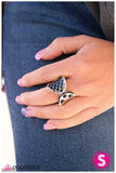 Paparazzi "Being Koi" Black Ring Paparazzi Jewelry