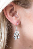 Paparazzi "Ever Enchanted" White Earrings Paparazzi Jewelry