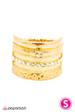 Paparazzi "Stack the Deck" Gold Ring Paparazzi Jewelry