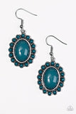 Paparazzi "Floral Fest" Blue Earrings Paparazzi Jewelry