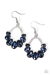 Paparazzi "Kissable Shimmer" Blue Earrings Paparazzi Jewelry