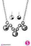 Paparazzi "Hypnotized" Black Necklace & Earring Set Paparazzi Jewelry
