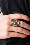 Paparazzi "Tiki Twinkle" Brass Ring Paparazzi Jewelry