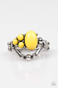 Paparazzi "BEAD What You Want To BEAD" Yellow Ring Paparazzi Jewelry