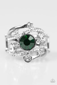 Paparazzi "Colorful Constellations" Green Ring Paparazzi Jewelry