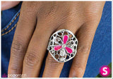 Paparazzi "A Spoonful of Sparkle" Pink Ring Paparazzi Jewelry
