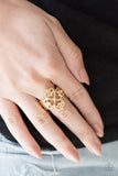 Paparazzi "Street Regal" Gold Ring Paparazzi Jewelry