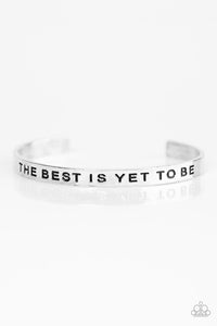 Paparazzi "The Best Is Yet To Be" Silver Bracelet Paparazzi Jewelry