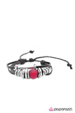 Paparazzi "Caught Red-Handed" Red Bracelet Paparazzi Jewelry