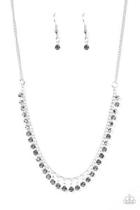 Paparazzi "At First STARLIGHT" Silver Necklace & Earring Set Paparazzi Jewelry