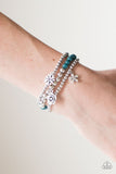 Paparazzi "Gardenia Party" Blue Bracelet Paparazzi Jewelry