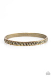 Paparazzi "Rogue Waves" Brass Bracelet Paparazzi Jewelry