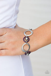 Paparazzi "Disc Jockey" Purple Bracelet Paparazzi Jewelry