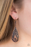 Paparazzi "Token Texture" Copper Earrings Paparazzi Jewelry