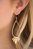 Paparazzi "Desert Winds" Gold Earrings Paparazzi Jewelry