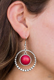 Paparazzi "Give It My West" Red Earrings Paparazzi Jewelry