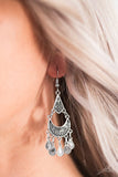 Paparazzi "Shimmering Sands" Silver Earrings Paparazzi Jewelry