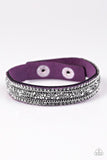 Paparazzi "GLAM On Fire" Purple Wrap Bracelet Paparazzi Jewelry