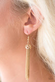Paparazzi "Oh My Tassel" Gold Earrings Paparazzi Jewelry