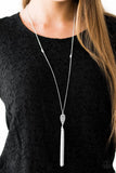 Paparazzi "Higher than the Sky" White Necklace & Earring Set Paparazzi Jewelry