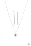 Paparazzi "Prismatic Princess" Purple Necklace & Earring Set Paparazzi Jewelry