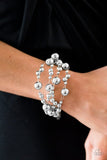 Paparazzi "Feeling Fabulous" Silver Bracelet Paparazzi Jewelry