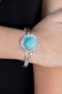 Paparazzi VINTAGE VAULT REPO "Natural Environment" Blue Bracelet Paparazzi Jewelry