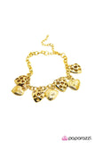 Paparazzi "On Again, Off Again" Gold Bracelet Paparazzi Jewelry