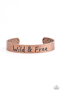 Paparazzi "Free To Be Wild" Copper Bracelet Paparazzi Jewelry