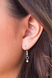 Paparazzi "At First STARLIGHT" White Necklace & Earring Set Paparazzi Jewelry