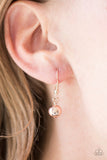 Paparazzi "Glitter Gala" Rose Gold Necklace & Earring Set Paparazzi Jewelry