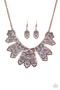 Paparazzi "Empire State Shimmer" Copper Necklace & Earring Set Paparazzi Jewelry