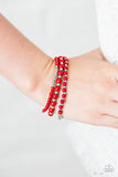Paparazzi "Anasazi Desert" Red Bracelet Paparazzi Jewelry
