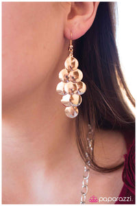 Paparazzi "Around Here" Gold Earrings Paparazzi Jewelry