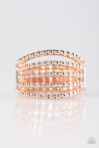 Paparazzi "Ready or DOT" Rose Gold Ring Paparazzi Jewelry