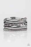 Paparazzi "I Came To Slay" Silver Wrap Bracelet Paparazzi Jewelry