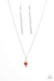 Paparazzi "Firebird" Orange Necklace & Earring Set Paparazzi Jewelry