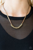 Paparazzi "RING To Attention" Brass Urban Necklace Unisex Paparazzi Jewelry