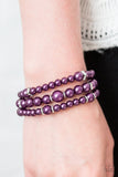 Paparazzi "Money Drop" Purple Bracelet Paparazzi Jewelry