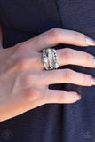 Paparazzi "Hollywood Glamor" FASHION FIX Gray Ring Paparazzi Jewelry