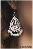 Paparazzi "Drops of Inspiration - White" earring Paparazzi Jewelry