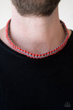 Paparazzi "Go Tell It To The Mountain" Red Necklace Unisex Paparazzi Jewelry
