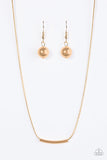 Paparazzi "Ever So Serpent" Gold Necklace & Earring Set Paparazzi Jewelry