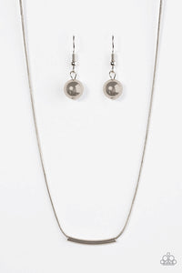 Paparazzi "Ever So Serpent" Silver Necklace & Earring Set Paparazzi Jewelry